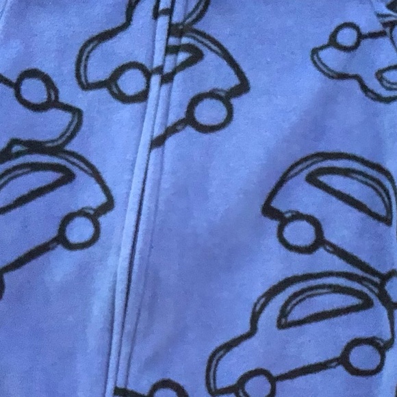 Carter's Baby Boy Sleep N' Play, full zipper fleece footie, size 6 months NWOT - Picture 3 of 3